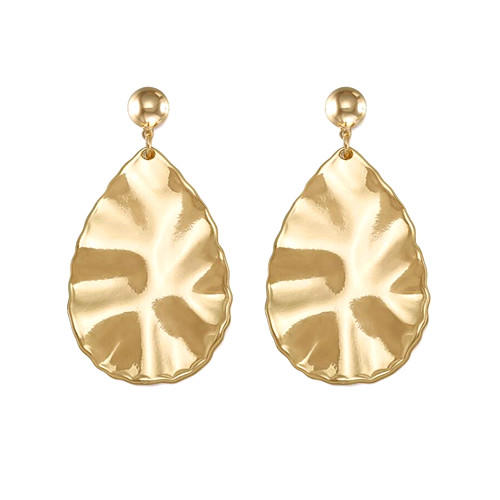 Big fashion creative jewelry OEM new design drop earrings in gold and silver